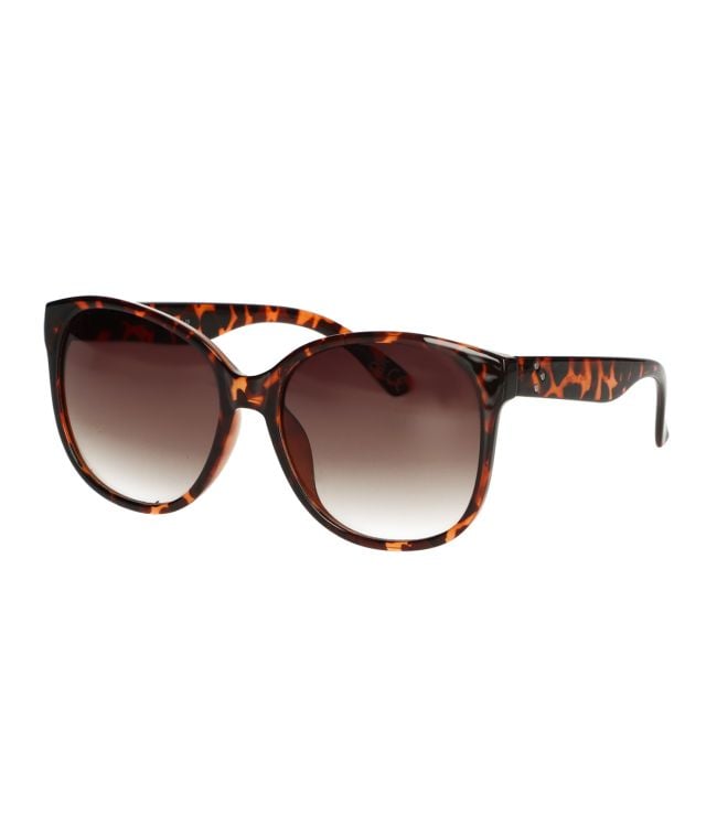 Occhiali da sole a spettro marroni havanna oval ladies