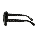 Naisten Spectrum-aurinkolasit, mustat punotut