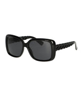 Spectrum Sunglasses Black Braided Ladies
