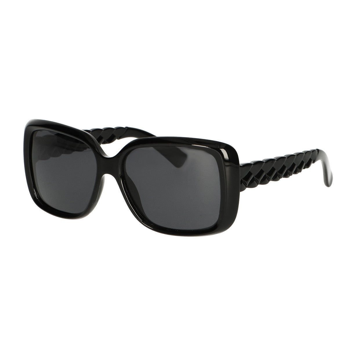 Spectrum solglasögon svarta flätade damer