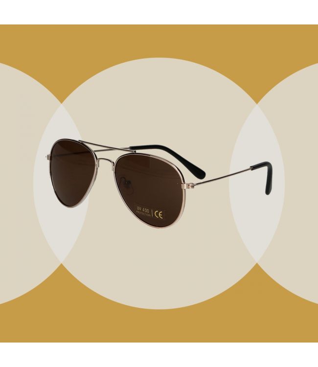 Spectrum sunglasses pilot gold brown men