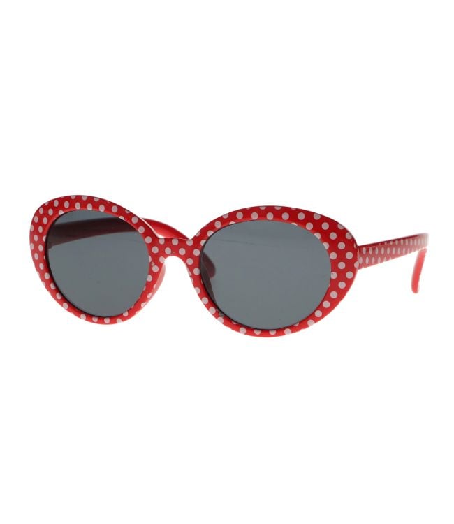 Spectrum Sunglasses Red Stips Smoke Glass Kids Girl