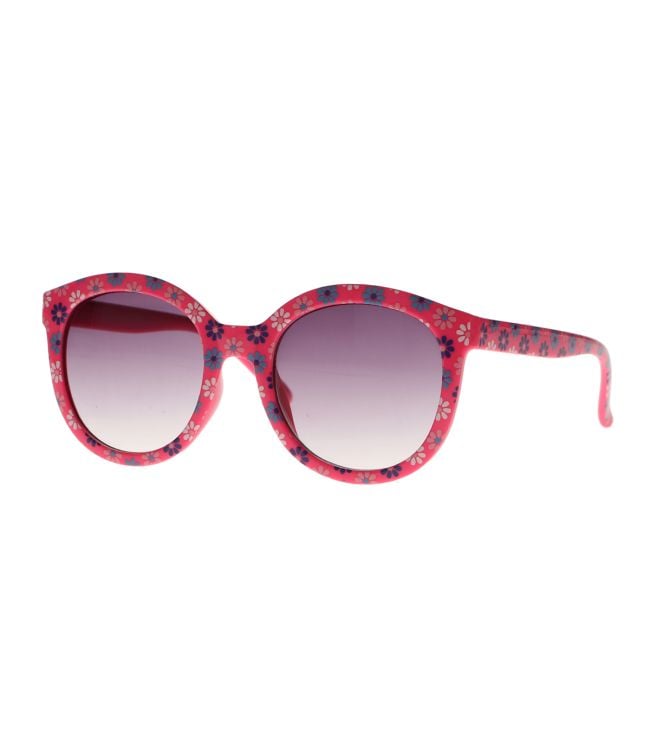 Spectrum Sunglasses Pink Flower Smoke Glass Kids Girl