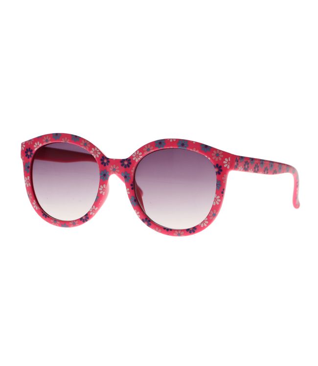 Lunettes de soleil spectre Glour de verre de fumée de fleur rose