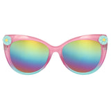 Spectrum solbriller rosa blå blomster jenter