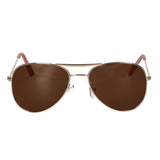 Spectrum solbriller pilot brun glas pink piger