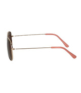 Spectrum sunglasses pilot brown glass pink girls