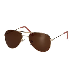 Spectrum solbriller pilot brun glas pink piger