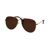 Spectrum sunglasses pilot gold brown men