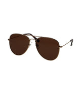Spectrum sunglasses pilot gold brown men
