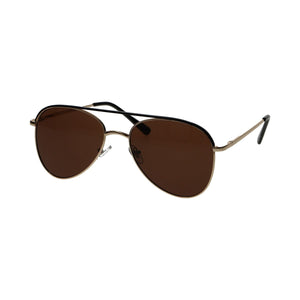 Spectrum sunglasses pilot gold black brown men