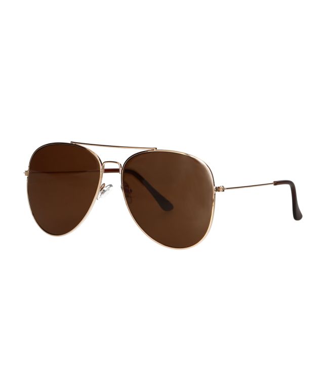 Lunettes de soleil Spectrum Pilot Gold Brown Verre