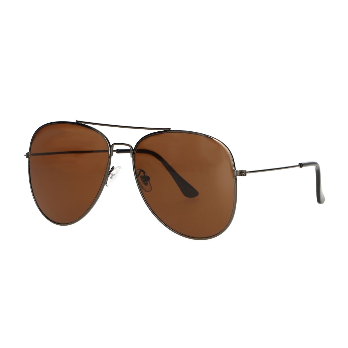 Spectrum sunglasses pilot silver brown glass