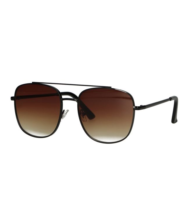 Spektrum Sonnebrëller Avisor Black Brown Glas Männer