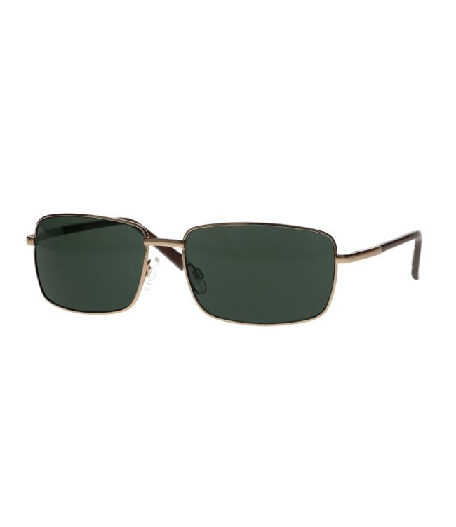 Spectrum Sunglasses Gold Green Glass Men