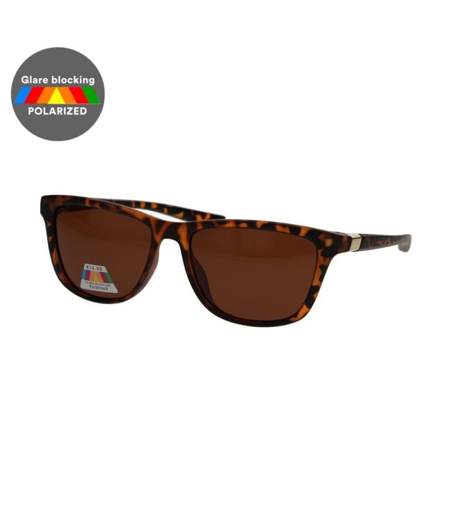 Spektrum Polariaded Sunglasse rentangle Schildkröt brong Dammen