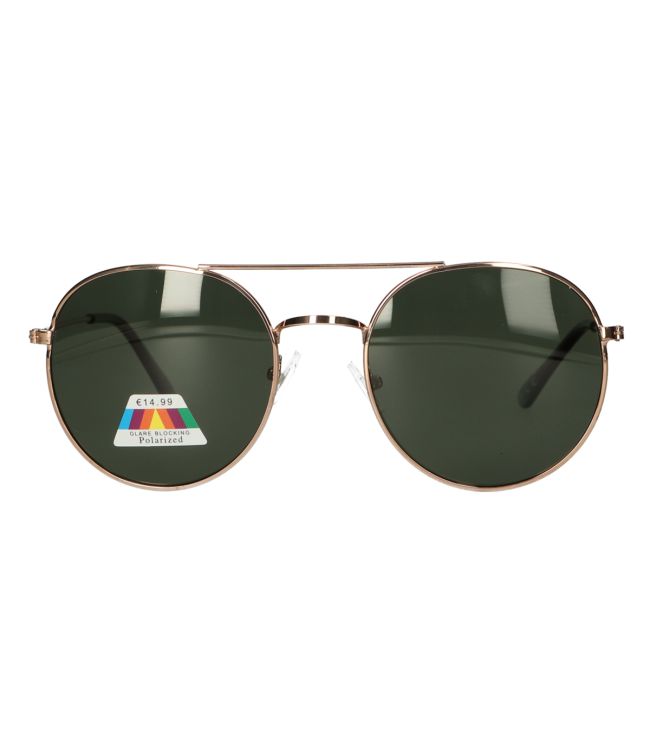 Spectrum polarized sunglasses aviator green lens unisex