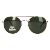 Spectrum polarized sunglasses aviator green lens unisex