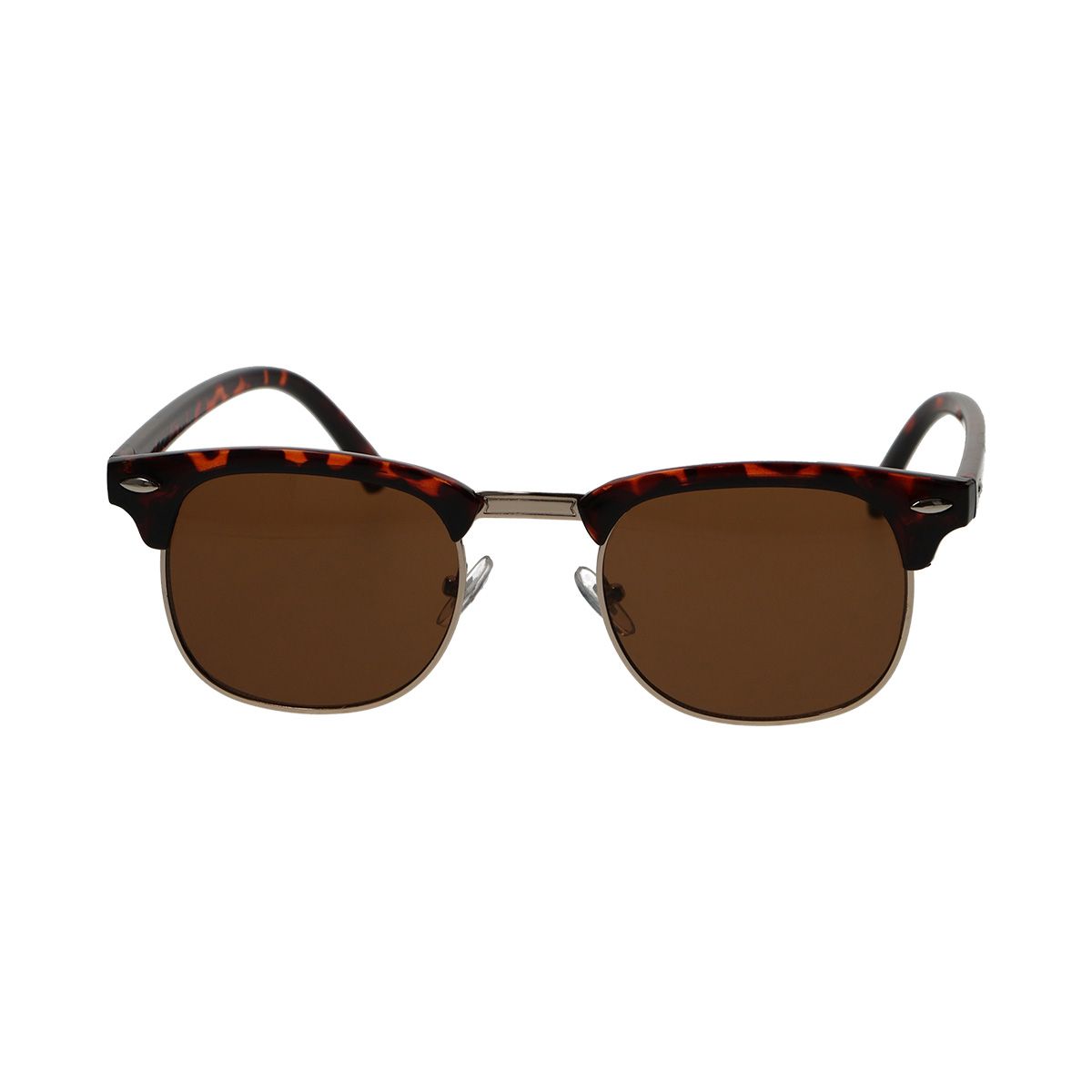 Spectrum solbriller club square havana gullbrun unisex