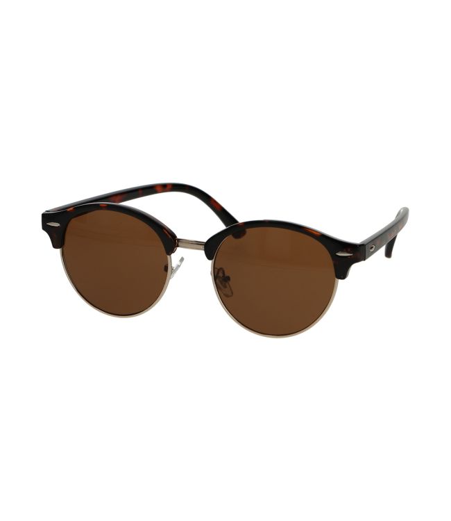 Spektrum Sonnebrëller club ronderëm Havana Gold brong Unisex