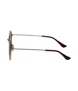 Spectrum sunglasses around gold metal brown unisex