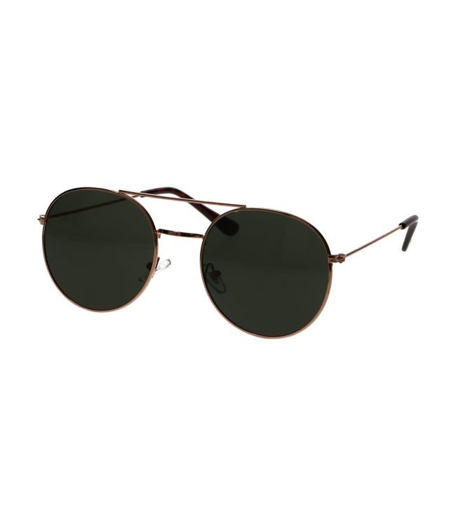 Lunettes de soleil spectre autour de l'unisexe en métal rose unisexe