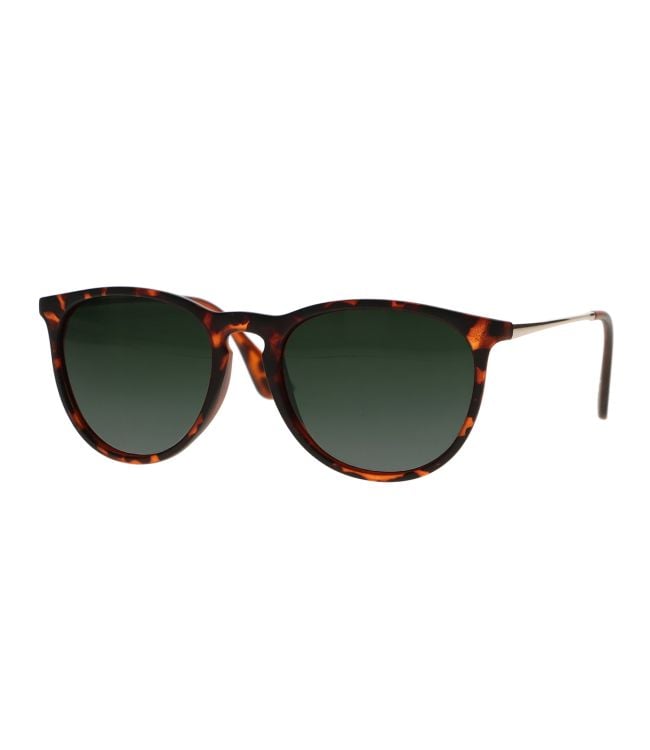 Spectrum Sunglasses Tortoise Gold Green Glass Unisex