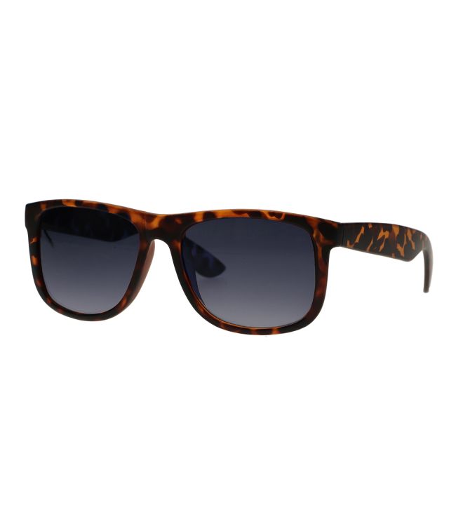 Occhiali da sole a spettro tartaruga oro fumato vetro unisex