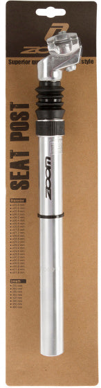 Pagina del sedile zoom sospeso 27,2 x 350 mm in alluminio nero