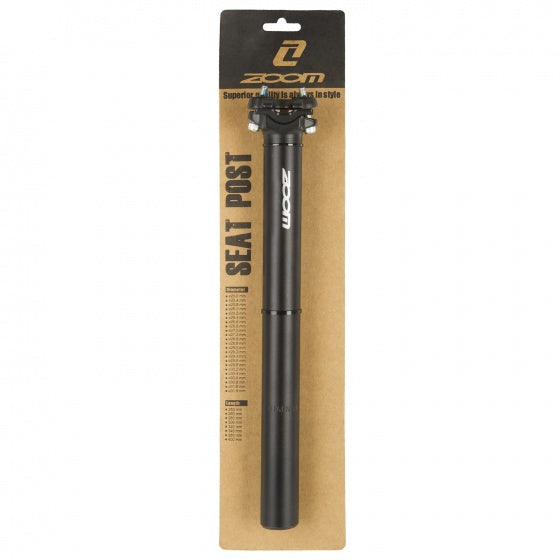 Zoom Seatpost Fixed 30.9 x 350 mm Aluminum Black
