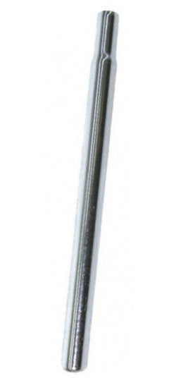 Zoom seteside fast stearinlys 27,2 x 330 mm aluminiumsølv