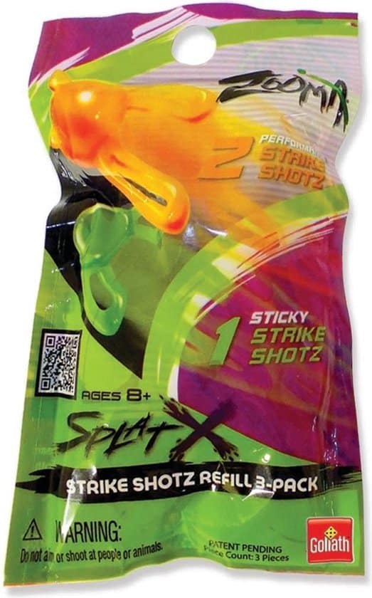 Goliath zooma - splat x snake shot - supplement 3 pieces in bag