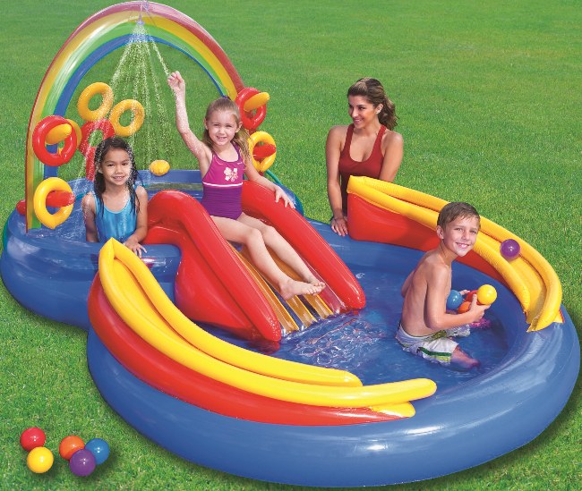 Intex play swimming pool rainbow