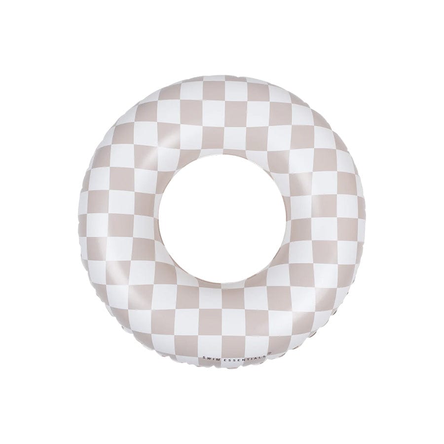 Checkmatt beige Schwimmband Ø 55 cm