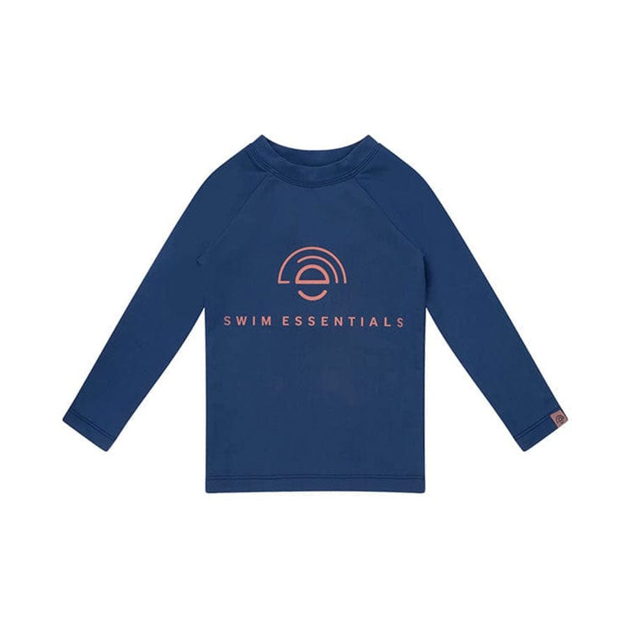 Pur Téin | Donkelblo Uv Schwammen Shirt mat laangen Ärmelen