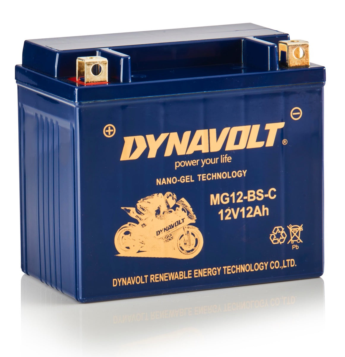 Dynavolt Battery MG12-BS-C (YTX12-BS)