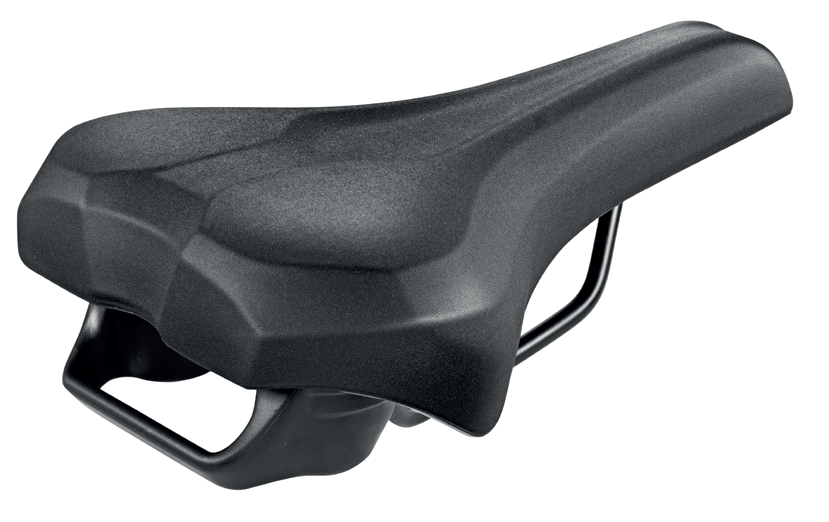 Selle Montegrappa BMG 5008 EBIKE SADDLE MANIGLIA z uchwytem czarnym