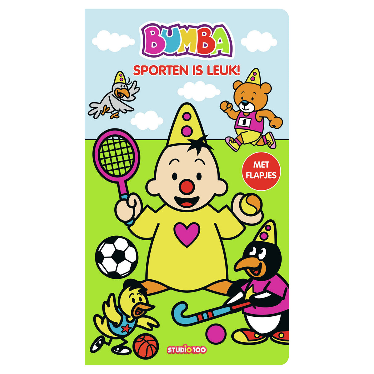 Studio 100 Cardboard book With Flaps Sports is fun!