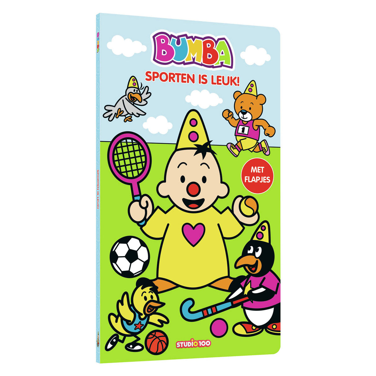 Studio 100 Cardboard book With Flaps Sports is fun!
