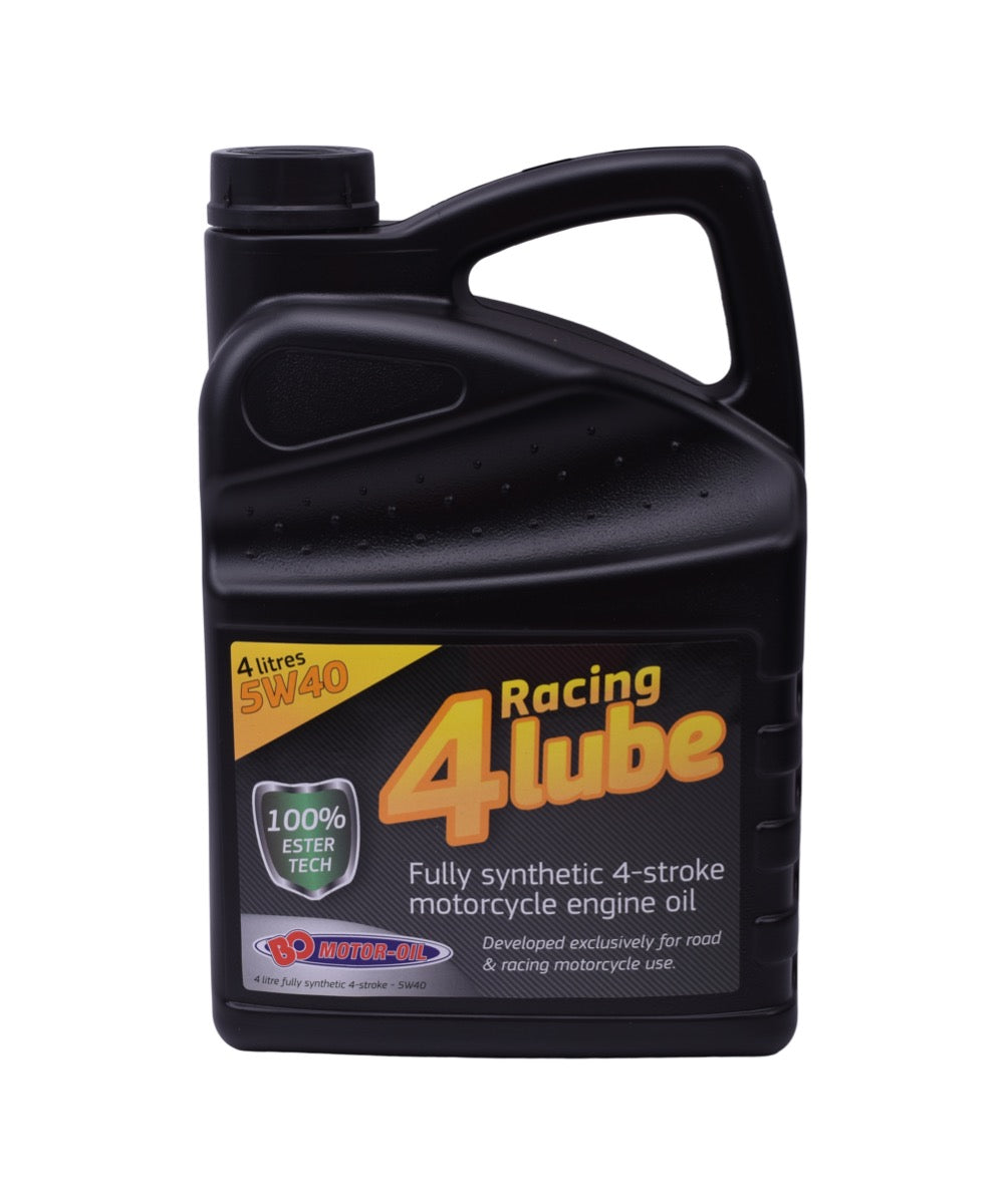 BO motorový olej motorového oleje Bo Racing 4 Lube 5W-40 Synth Ester (4L)