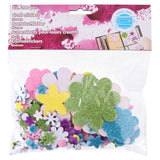 Craft autocollants fleurs, 200st.