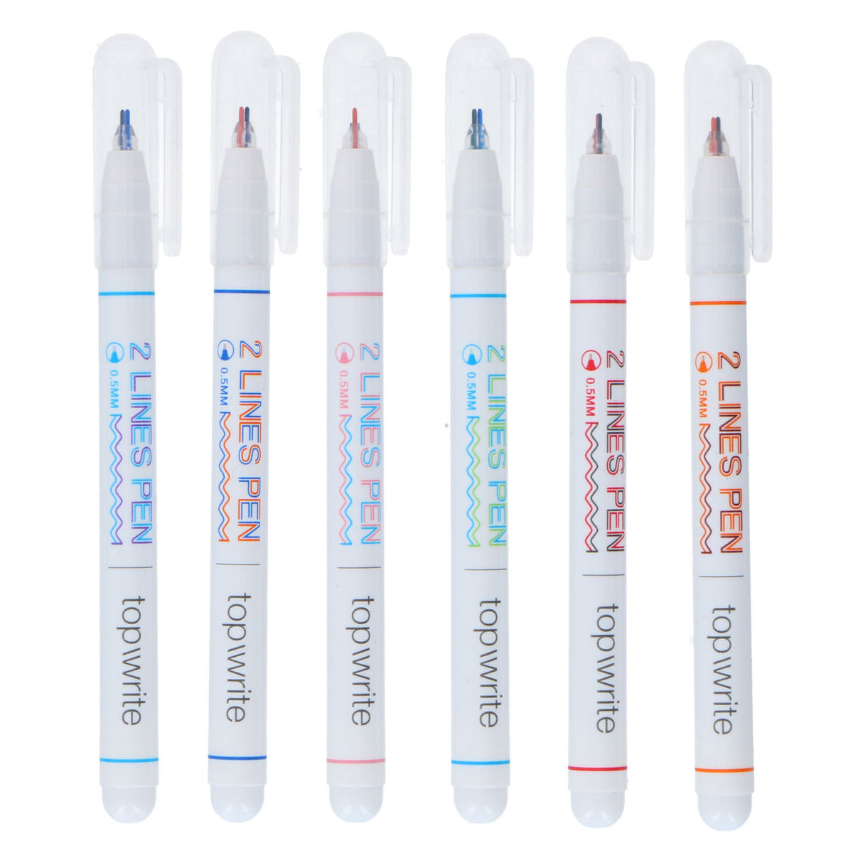 Ballpoint Pen Double Line, 6 ..