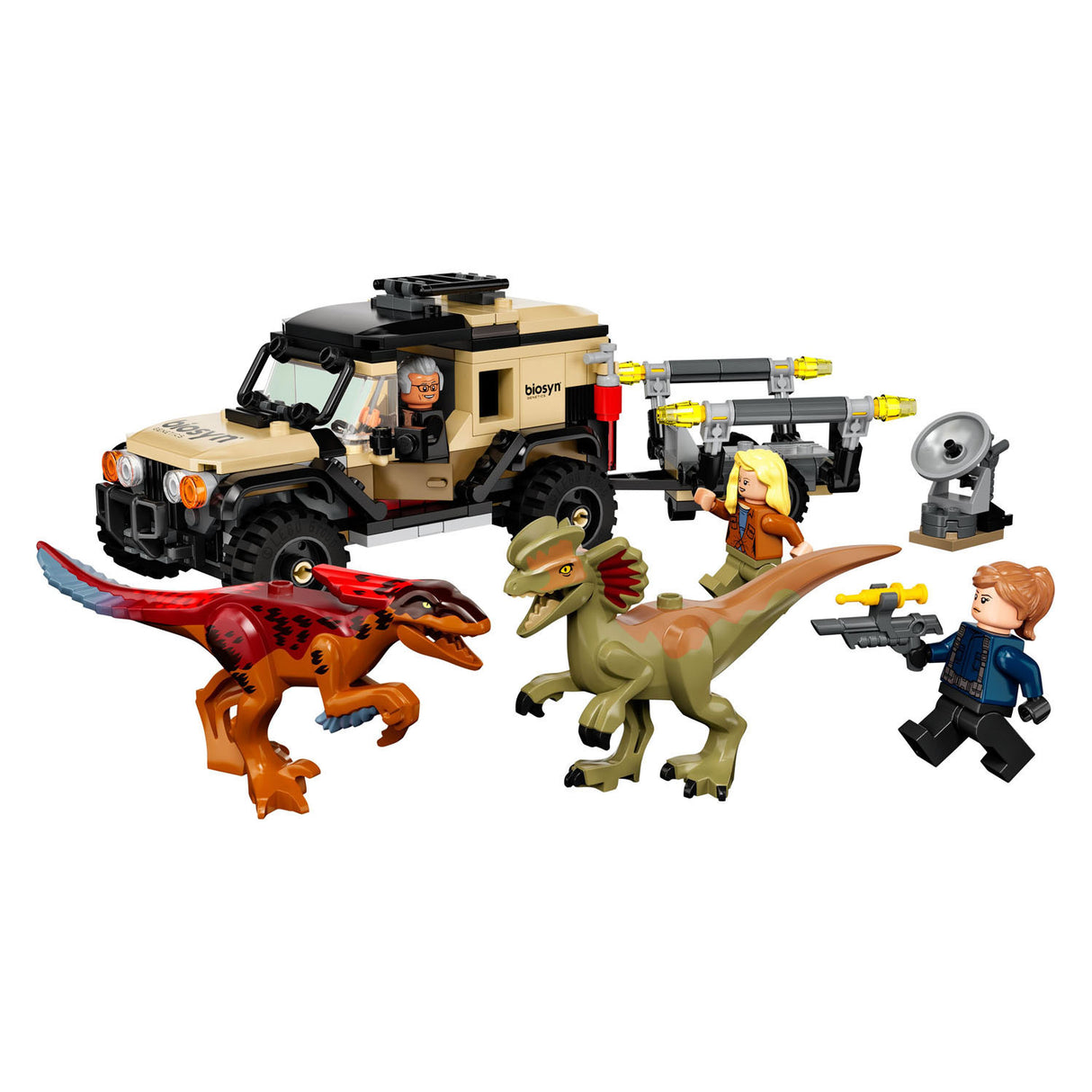 LEGO LEGO JURASSIC 76951 Pyroraptor and Dilophosaurus Transport