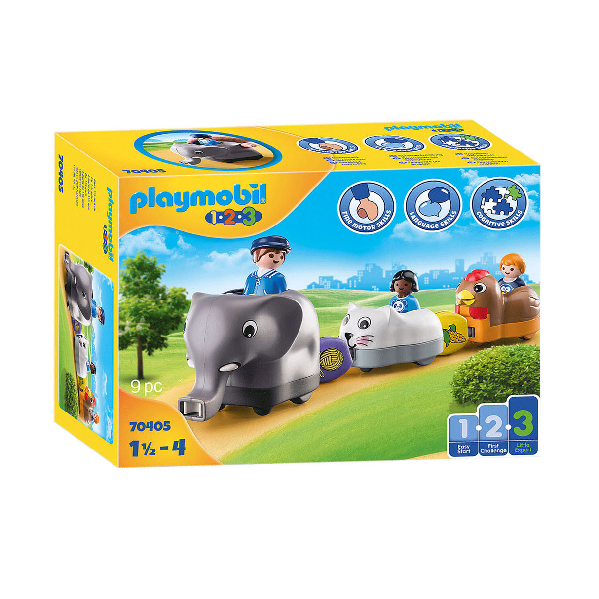 PlayMobil 1.2.3. Állati vonat 70405