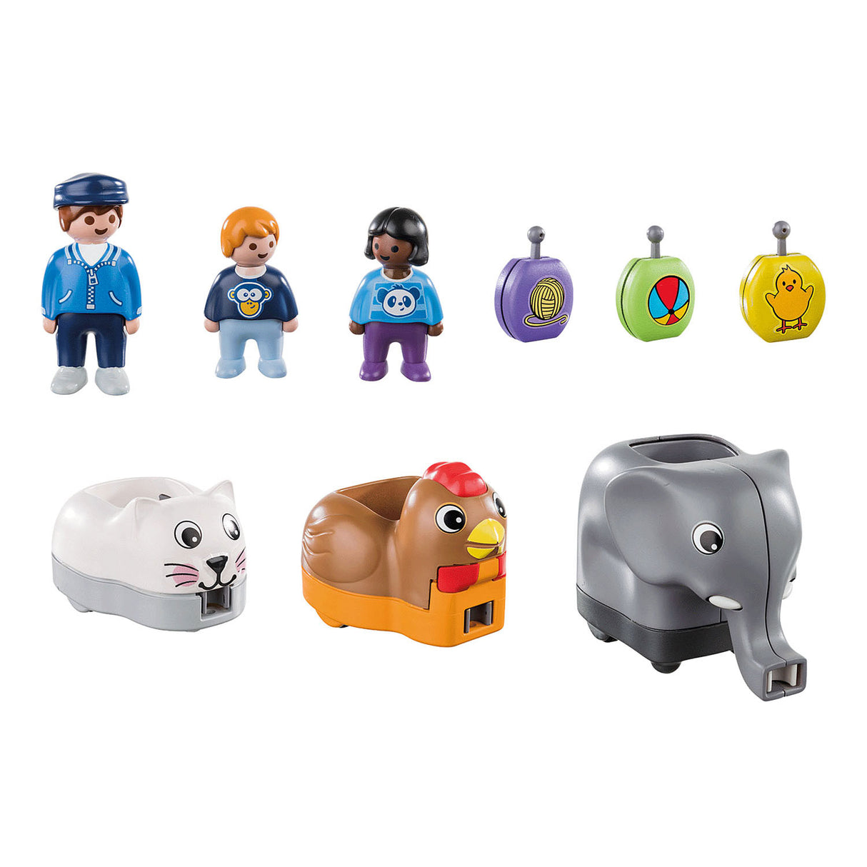 PlayMobil 1.2.3. Állati vonat 70405