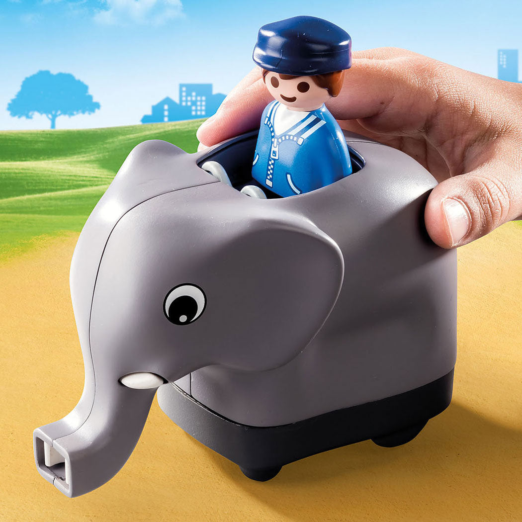 PlayMobil 1.2.3. Állati vonat 70405