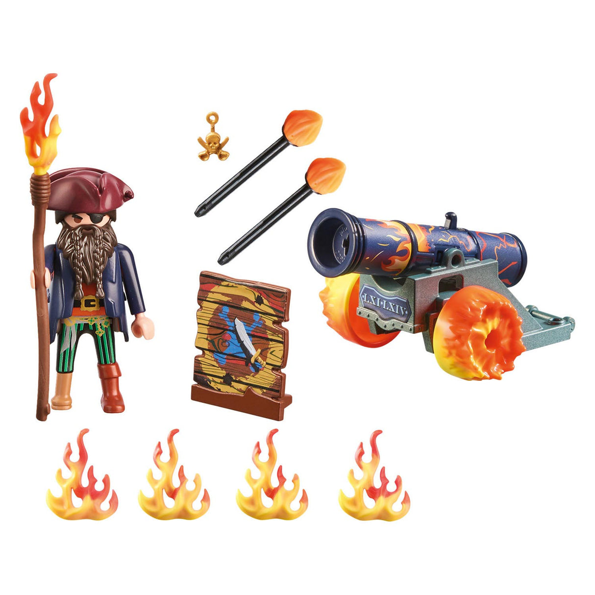 Playmobil Pirates 71189 pirata con cannone