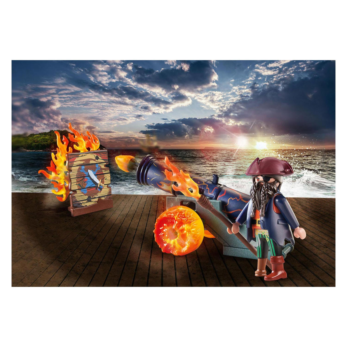 Playmobil Pirates 71189 pirata con cannone
