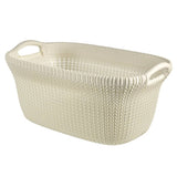 Curver Curver Basket lavanderia in maglia 40 L Crèmewit