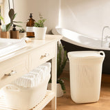 Curver Curver Basket lavanderia in maglia 40 L Crèmewit